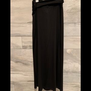 Athleta maxi skirt, black, super soft jersey fabric